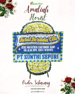 Papan Bunga Duka di Madurejo